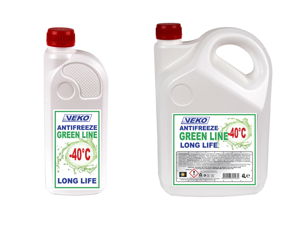 Anti-freeze GREEN LINE LONG LIFE -40°C